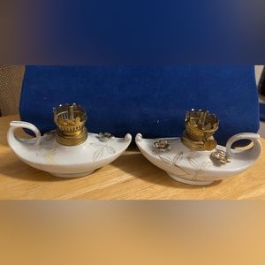Vintage Genie Oil Lamps